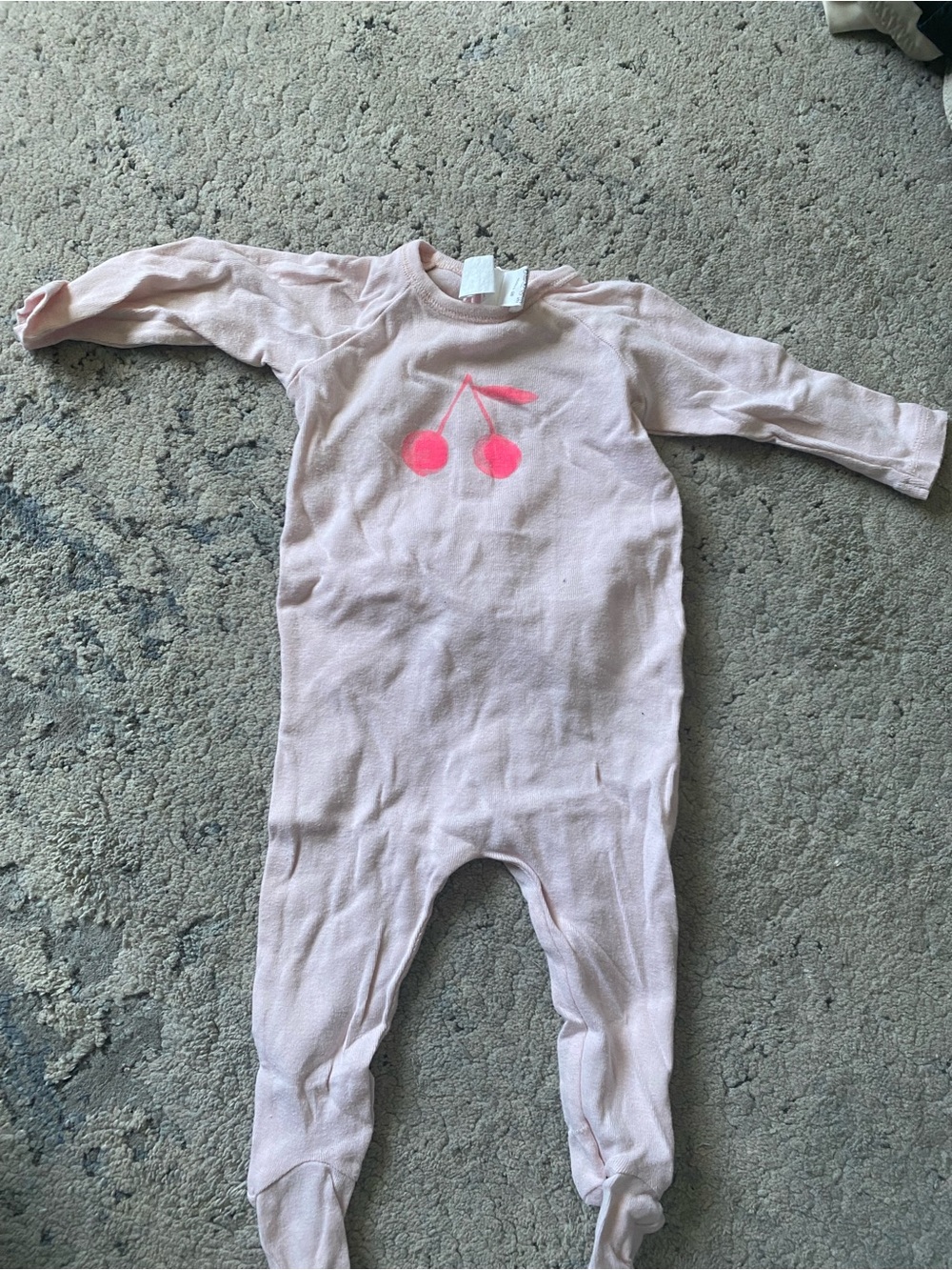 Bonpoint Light Pink Footed One-Piece Sz 1